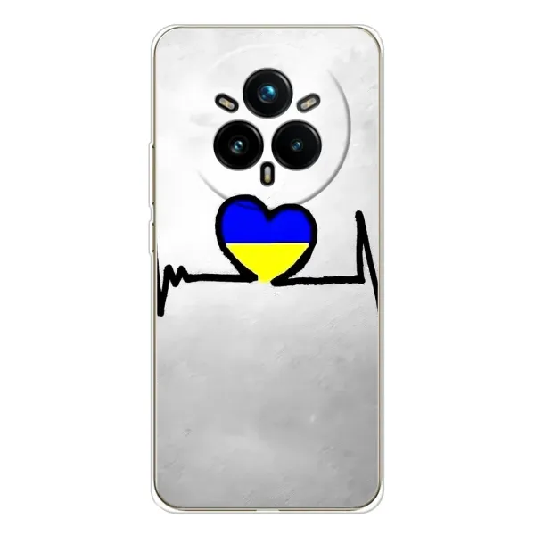 Чехол с рисунком «Украинская кардиограмма» для Realme 14 Pro Plus Чехол с рисунком «Украинская кардиограмма» для Realme 14 Pro Plus