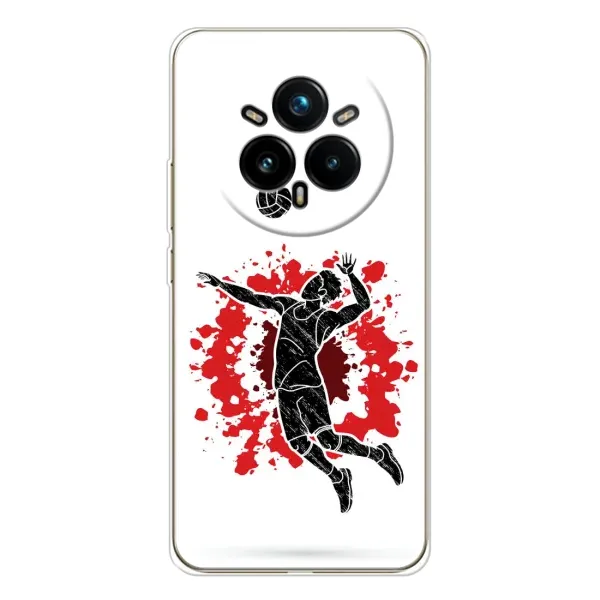 Чехол с рисунком «Волейболист» для Realme 14 Pro Plus Чехол с рисунком «Волейболист» для Realme 14 Pro Plus