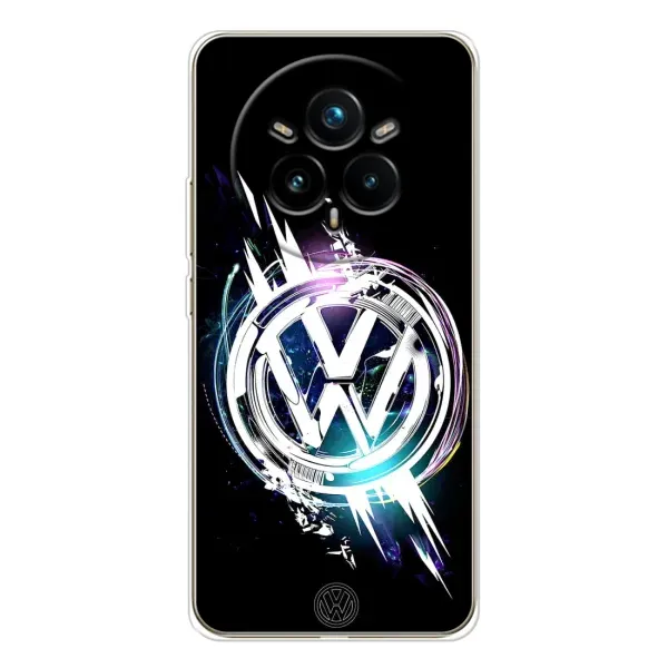 Чехол с рисунком «Volkswagen на черном» для Realme 14 Pro Plus Чехол с рисунком «Volkswagen на черном» для Realme 14 Pro Plus