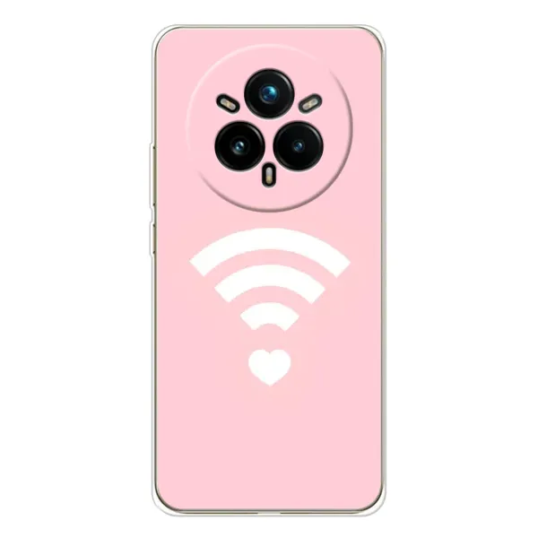 Чехол с рисунком «WiFi Love» для Realme 14 Pro Plus Чехол с рисунком «WiFi Love» для Realme 14 Pro Plus