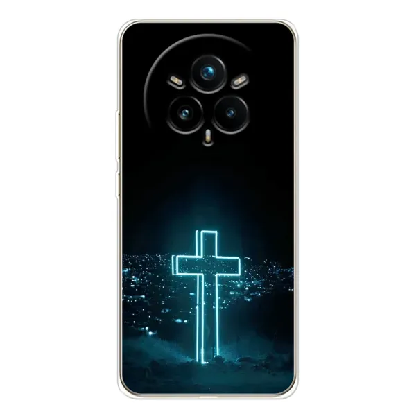 Чохол з малюнком «Яскравий Хрест» для Realme 14 Pro Plus Чохол з малюнком «Яскравий Хрест» для Realme 14 Pro Plus