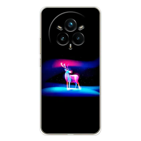 Чехол с рисунком «Яркий олень» для Realme 14 Pro Plus