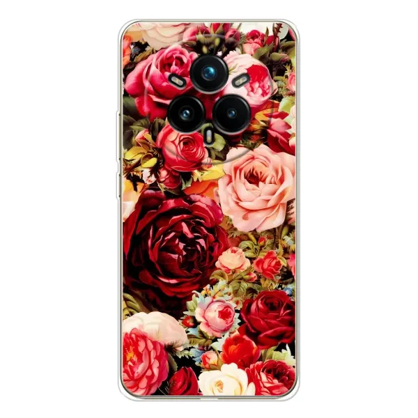 Чехол с рисунком «Букет цветов» для Realme 14 Pro 5G Чехол с рисунком «Букет цветов» для Realme 14 Pro 5G