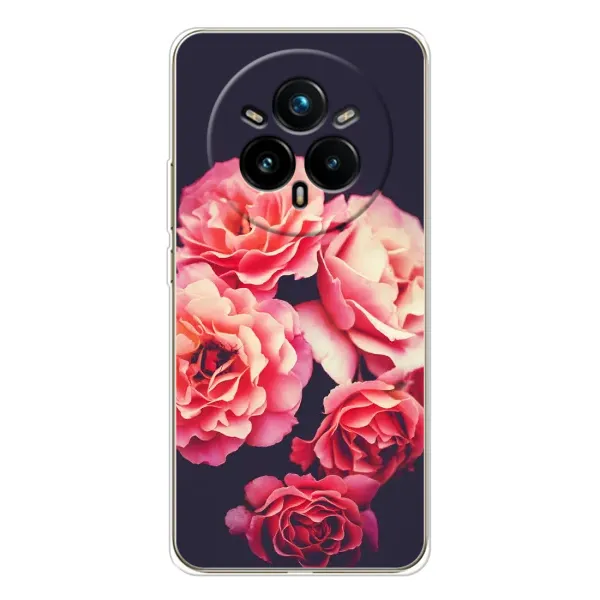 Чехол с рисунком «Бутоны» для Realme 14 Pro 5G Чехол с рисунком «Бутоны» для Realme 14 Pro 5G
