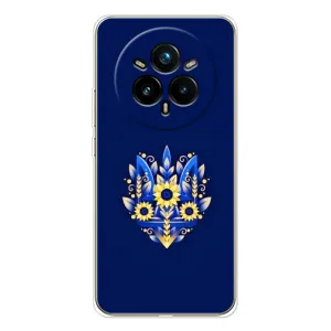 Чехол Укр Символика для Realme 14 Pro (Цветущий Герб)