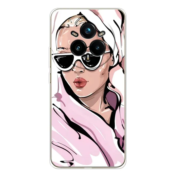 Чехол с рисунком «Девушка в халате» для Realme 14 Pro 5G Чехол с рисунком «Девушка в халате» для Realme 14 Pro 5G