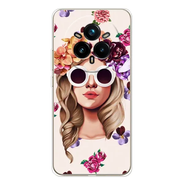 Чехол с рисунком «Девушка в очках» для Realme 14 Pro 5G Чехол с рисунком «Девушка в очках» для Realme 14 Pro 5G