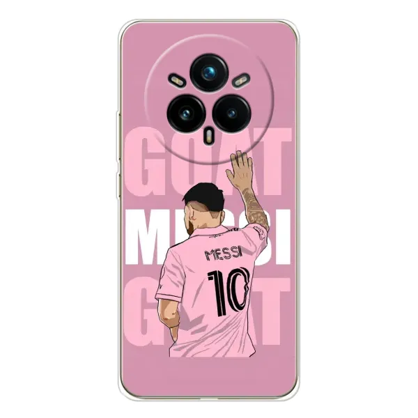 Чехол с рисунком «GOAT MESSI» для Realme 14 Pro 5G Чехол с рисунком «GOAT MESSI» для Realme 14 Pro 5G
