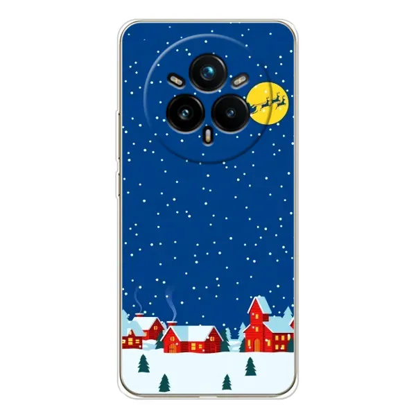 Чехол с рисунком «Город в снегу» для Realme 14 Pro 5G Чехол с рисунком «Город в снегу» для Realme 14 Pro 5G