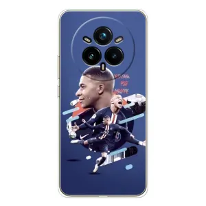 Чехол (TPU) с Футболистом на Realme 14 Pro (Килиан)