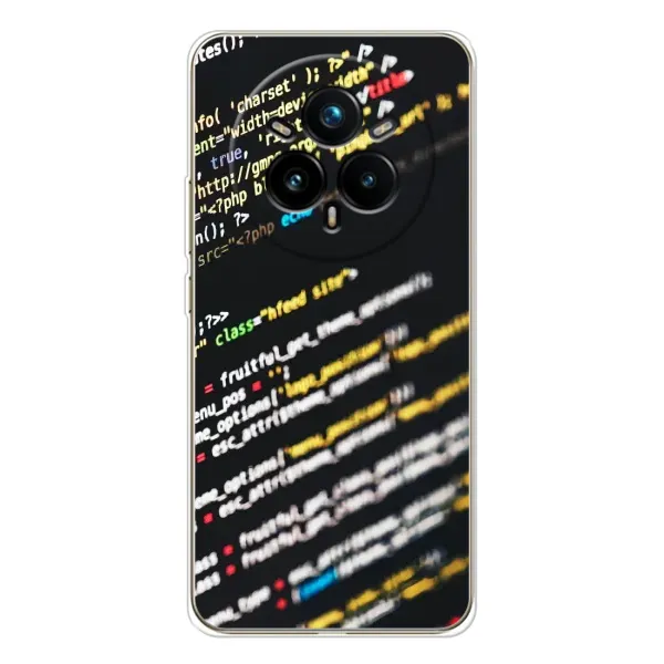 Чехол с рисунком «Код» для Realme 14 Pro 5G Чехол с рисунком «Код» для Realme 14 Pro 5G