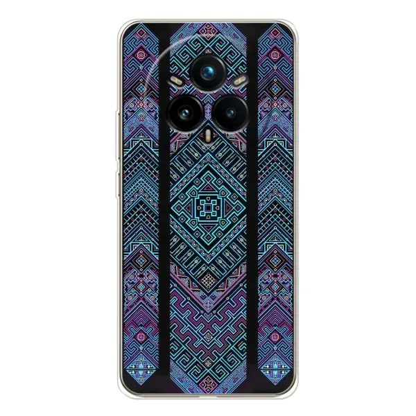 Чехол с рисунком «Крутой орнамент» для Realme 14 Pro 5G Чехол с рисунком «Крутой орнамент» для Realme 14 Pro 5G