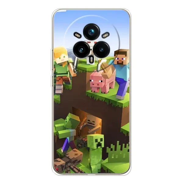 Чехол с рисунком «Майн-крафт» для Realme 14 Pro 5G Чехол с рисунком «Майн-крафт» для Realme 14 Pro 5G