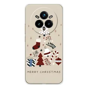Чехол Санта Клаус для Realme 14 Pro (Merry Christmas)