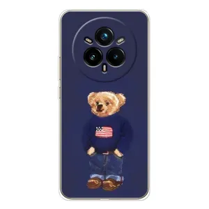 Чехол с рисунком «Мишка USA» для Realme 14 Pro 5G