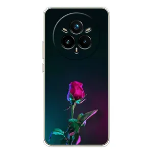 Чохли з принтом Троянд для Realme 14 Pro (Нічна троянда)