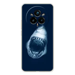 Силіконовий бампер з картинкою звірів для Realme 14 Pro (Пащу Акули)