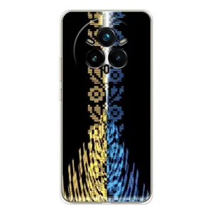 Силиконовый Чехол на Realme 14 Pro (Патриотическая вышиванка)