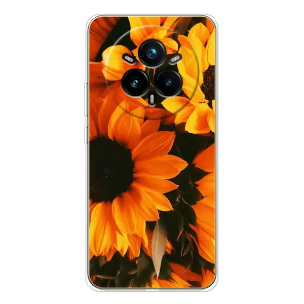 Чехол с рисунком «подсолнухи» для Realme 14 Pro 5G Чехол с рисунком «подсолнухи» для Realme 14 Pro 5G