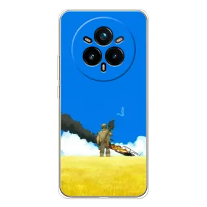 Чехлы на военную тематику для Realme 14 Pro (Попадание)