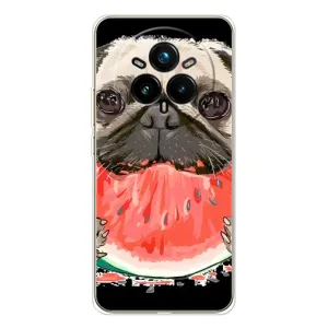 Чехол (ТПУ) Милые собачки для Realme 14 Pro (Смешной Мопс)