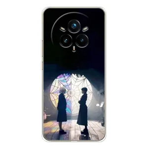 Чехлы с принтом Уэнсдей на Realme 14 Pro (Уэнсдей и Энди)