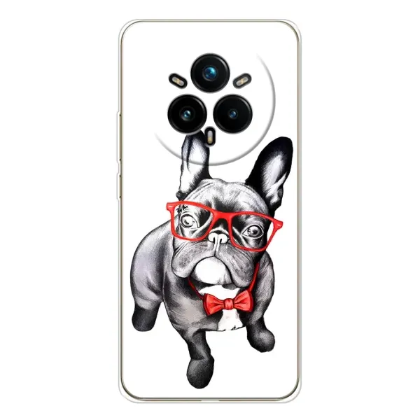 Чехол с рисунком «В очках» для Realme 14 Pro 5G Чехол с рисунком «В очках» для Realme 14 Pro 5G