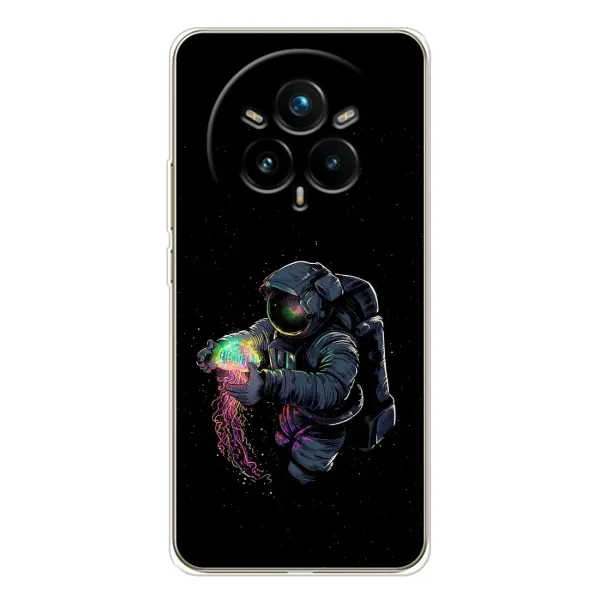 Чехол с рисунком «В руках земля» для Realme 14 Pro 5G Чехол с рисунком «В руках земля» для Realme 14 Pro 5G
