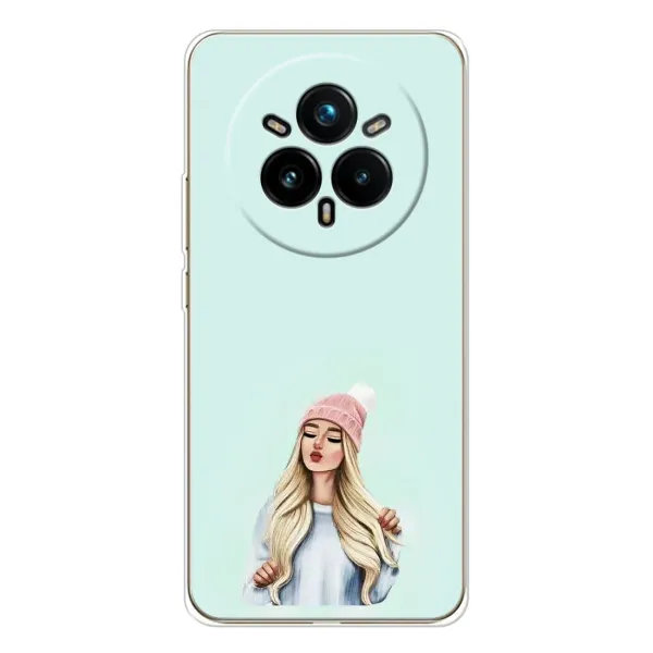 Чехол с рисунком «В шапке» для Realme 14 Pro 5G Чехол с рисунком «В шапке» для Realme 14 Pro 5G
