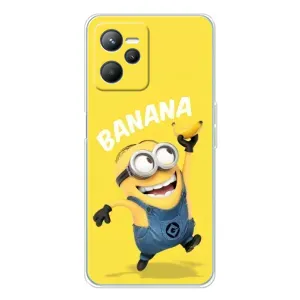 Мультяшний принт на Чохол для Реалмі 14 (Banana)