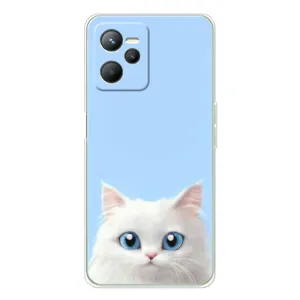 Чехол на тематику: Коты для Realme 14 (Белый кот)
