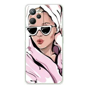 Чохол з картинкою Модні Дівчата Realme 14 (Дівчина в халаті)