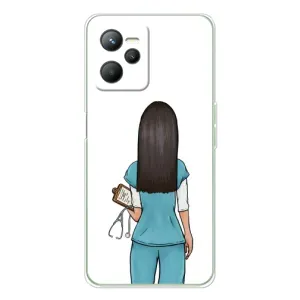 Силиконовый бампер (Работники) на Realme 14 (Доктор)