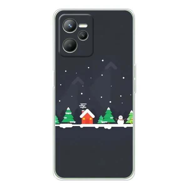 Чехол с рисунком «Город зимний» для Realme 14 Чехол с рисунком «Город зимний» для Realme 14