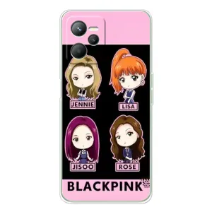 Чехлы с картинкой для Realme 14 (группа блэкпинг)