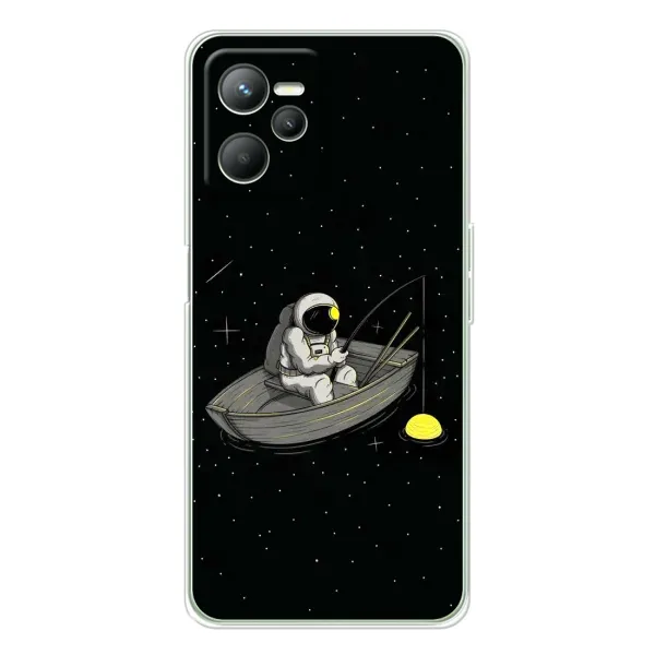 Чехол с рисунком «Космонавт на рыбалке» для Realme 14 Чехол с рисунком «Космонавт на рыбалке» для Realme 14