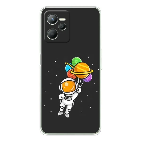 Чехол с рисунком «Космонавт с шариками» для Realme 14 Чехол с рисунком «Космонавт с шариками» для Realme 14