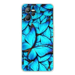Силиконовый бампер с картинкой животных для Realme 14 (Крылья бабочек)