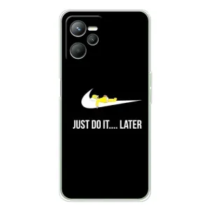 Силиконовый Чехол на Realme 14 с картинкой Nike (Later)