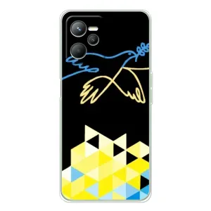 Чехол на Realme 14 Украинский дизайн (Мир для Украины)
