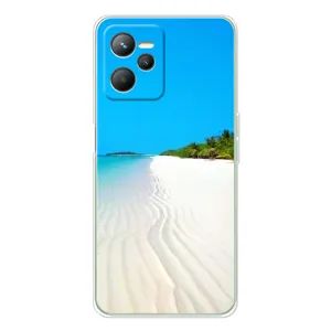 Летний Чехол на Realme 14 (Море песок)