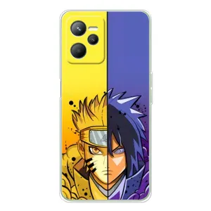 Купить Чехлы на телефон с принтом Anime для Realme 14 (Naruto Vs Sasuke)