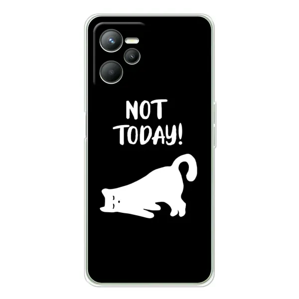 Чехол с рисунком «Not Today» для Realme 14 Чехол с рисунком «Not Today» для Realme 14