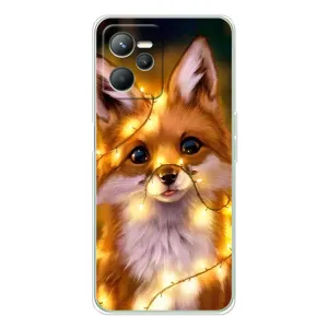 Чехол с Лисичкой для Realme 14 (Новогодний лисенок)