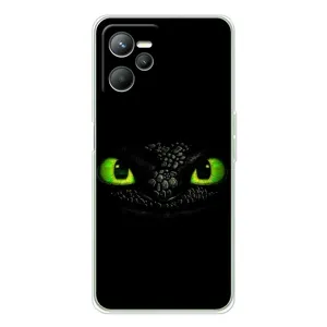 Чехол дракон Беззубик для Realme 14 (Глаза Беззубика)