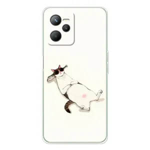 Чехол на тематику: Коты для Realme 14 (Отдых)