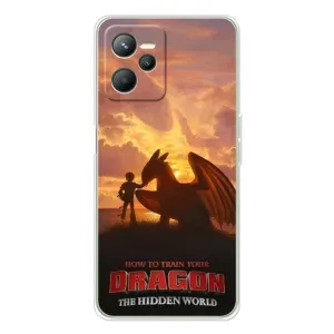 Чехол дракон Беззубик для Realme 14 (Постер Беззубика)