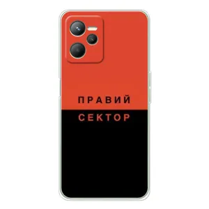 Чехлы УПА (Красно-Чёрный) на Realme 14 (Правый Серктор)