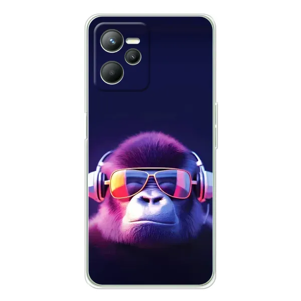 Чехол с рисунком «Стильная обезьяна» для Realme 14 Чехол с рисунком «Стильная обезьяна» для Realme 14