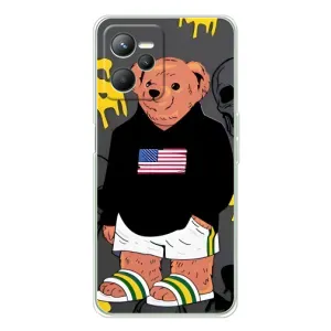 Чехлы Мишка Тедди для Реалми 14 (Teddy USA)